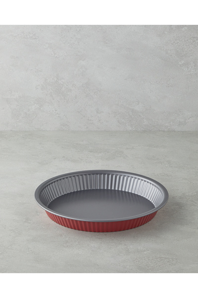 English Home Baker’s Choice Karbon Çelik Tart Kek Kalıbı 28 x 4 cm Kırmızı
