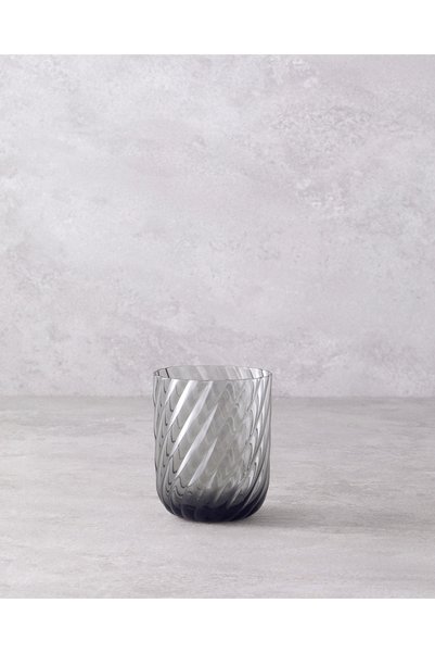 English Home Meghan Glass Set of 2 360 ml Anthracite