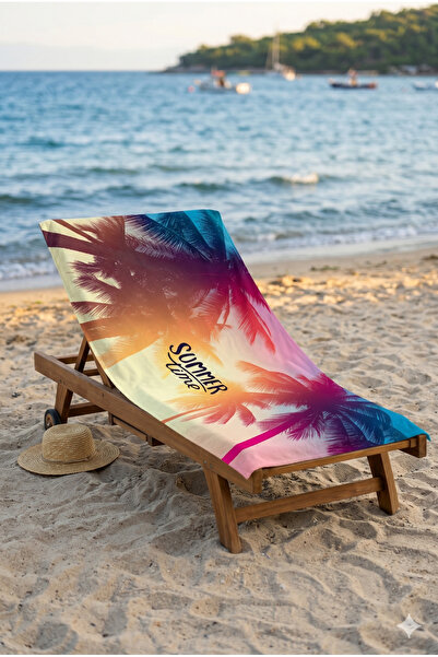 cott land Palmiye Summer Time Beach and Bath Towel