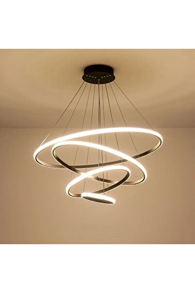 PeraTeknoloji Lzy Avize Store Led Avize Sarkıt 3renk - Tiran 80 Cm