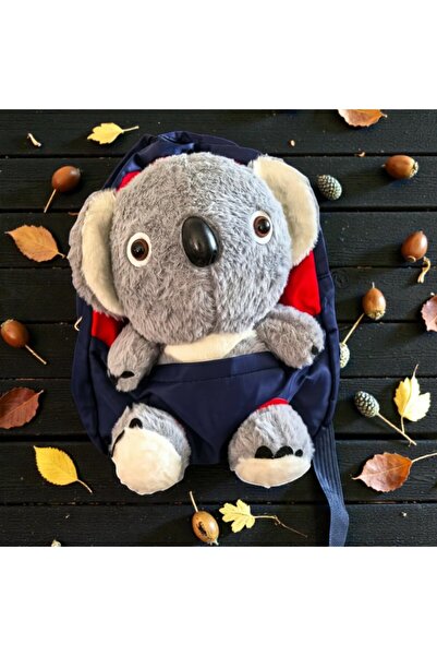 Pravalia Magica Rucsac preșcolar Koala Hug - Jucărie de pluș 3D - Albastru în...