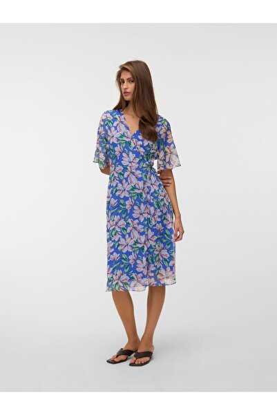 Vero Moda Mehrlagiges Kleid VMZILLE Midikleid