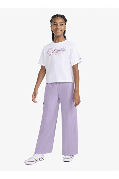 Converse Lila Kız Çocuk Sweatpant 4CH994-PF4-CNVG WIDER LEG CARGO PAN