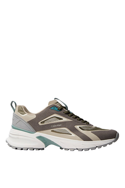 Calvin Klein Gri - Çok Renkli Erkek Sneaker HIKE RUNNER LACEUP STIPE M-SU