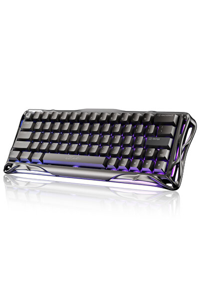 Gravastar Mercury V60 Pro HE Manyetik Switch Gaming Klavye, 8kHz, 0.125ms,Kab...