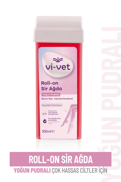 Vi-vet Roll-On Sir Ağda 100 ml Yoğun Pudralı