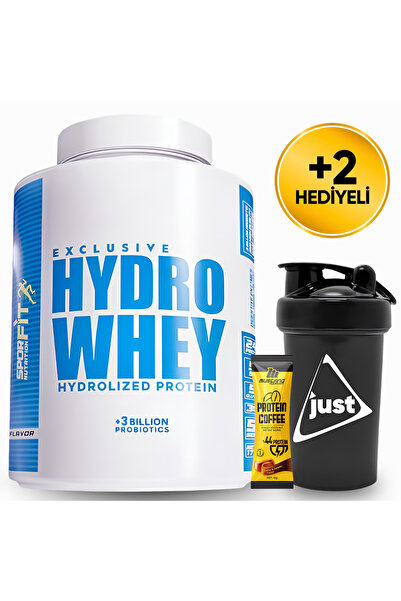 Sporfit Nutrition مسحوق بروتين هيدرووي 1800 جرام 60 حصة بنكهة الفراولة + 3 مل...