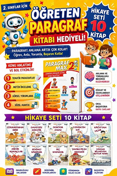 Üçgen Yayıncılık مجموعة قصص الأصدقاء المبهرين من الصف الثاني (32 صفحة) - كتاب...