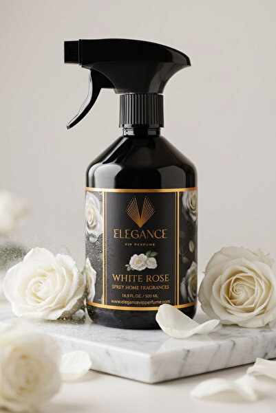 Elegance vip Perfume Beyaz Gül Oda Kokusu Sprey 500 ml | Ferah, Zarif Ve Kalı...