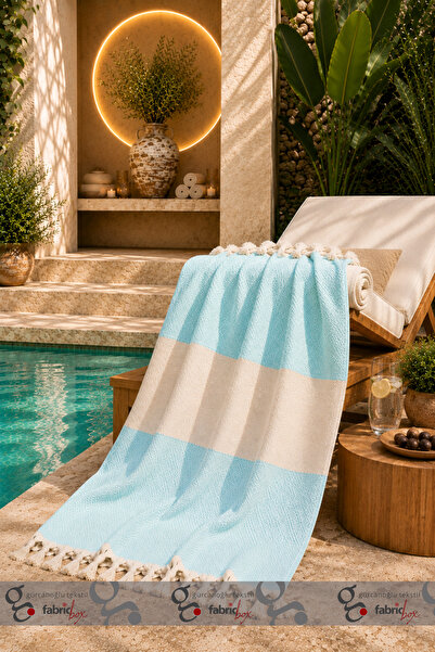 Fabric Box %100 Doğal Pamuk Elmas Peştemal Banyo Havlusu Türk Havlusu Hamam Plaj Havlusu