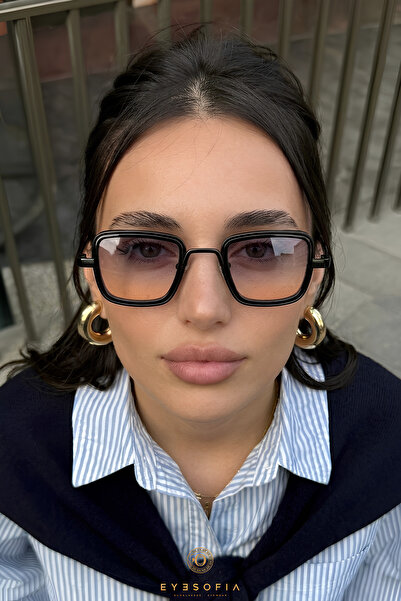 Eyesofia Leon Night Breeze Siyah Füme Unisex Ultra Hafif Uv400 Filtreli Güneş...