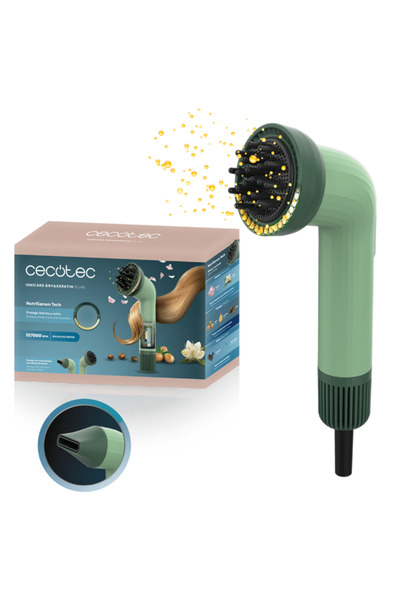 CECOTEC Ionicare Dry Keratin Olive Hair Dryer |   Ionic Powerful Fast Drying ...