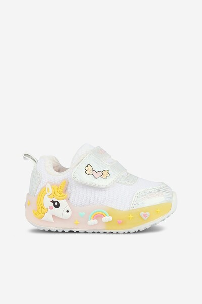 Vicco Meli Ortopedik Taban Işıklı Çocuk Sneaker / Beyaz