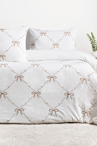 DB DANLA BALDİ Home Collection طقم غطاء لحاف مزدوج 100% قطن (بدون ملاءة سفلية)