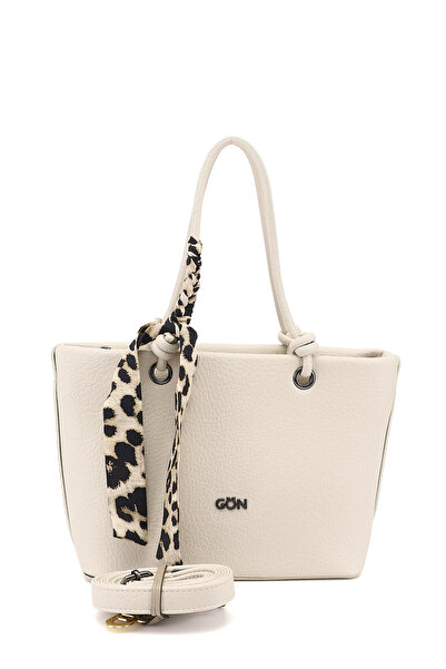 GÖNDERİ(R) Women's Beige Long Strap Hand and Shoulder Bag