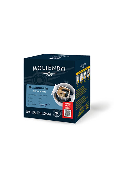Moliendo Finest Coffee Guatemala Antigua Pratik Filtre Kahve 10x10 g