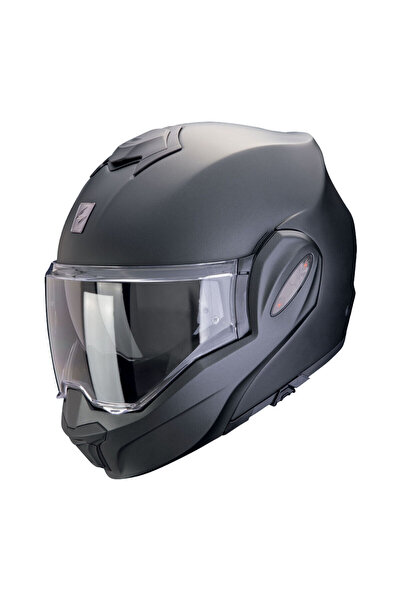 Scorpion Exo-Tech Evo Pro Çene Açılabilir Motosiklet Kaskı Mat İnci Siyah