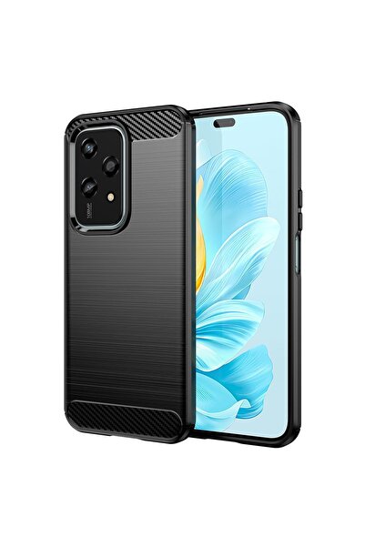 Techsuit Carcasă pentru Honor 200 Lite - Silicon Carbon - Negru
