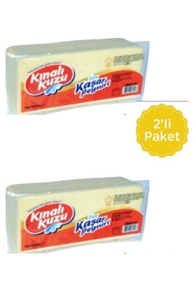 Kınalıkuzu Taze Kaşar Peyniri 1000grx2 Adet