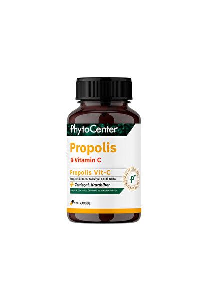 PHYTOCENTER Propolis Vit-c Propolis, Zerdeçal Ve C Vitamini İçeren Takviye Ed...