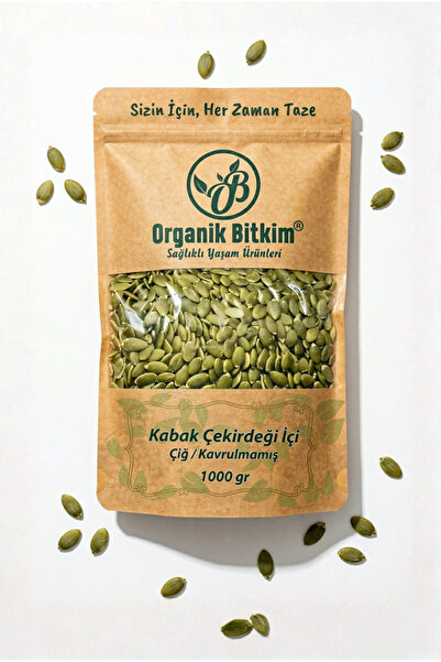 OB Organik Bitkim Kabak Çekirdeği İçi Çiğ 1000 gr