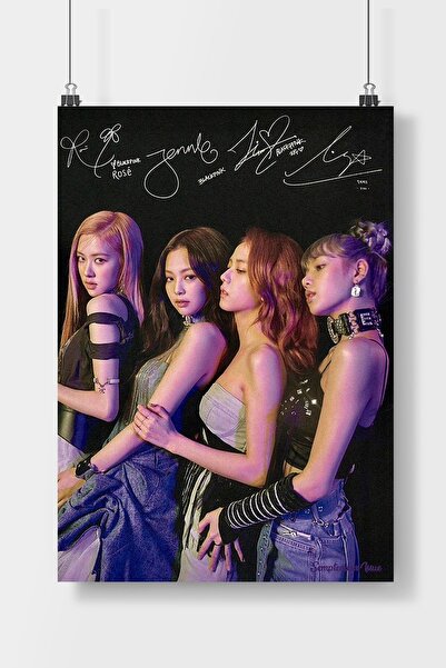 Luna Marissa Blackpink Müzik Grubu  Poster Çerçevesiz Duvar Posteri