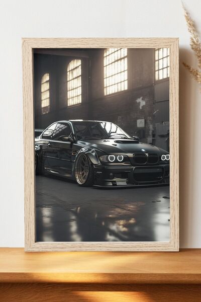 Luna Marissa Αφίσα BMW M3 - Αφίσα αυτοκινήτου από γυαλιστερό χαρτί χωρίς πλαίσιο