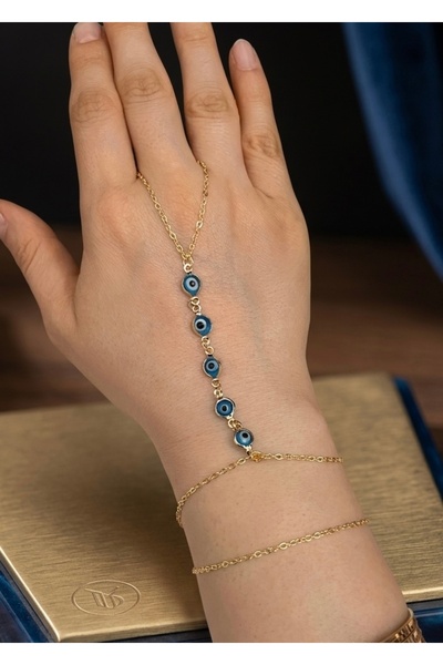 Rose and Light Evil Eye Beaded Shahmeran