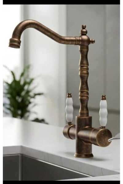 vitkar su armatürleri Rustic Purified Kitchen Sink Faucet - Antique Color