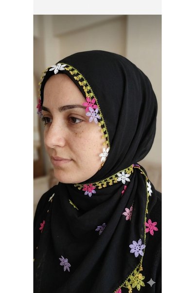 NUMİSTORE Needlepoint Black Color Prayer Cloth