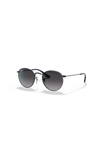Ray-Ban Junior Unisex Mavi-siyah Organik (UV) Cam Çelik Kapalı Çerçeve Oval -...
