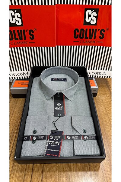 COLVIS MAN Slim Fit Oxford Gift Boxed Easy-Iron Men's Shirt