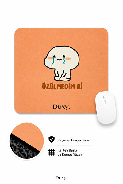 Duxy Χαριτωμένο mouse pad με σχέδια, 23x19 εκ., αντιολισθητική βάση, άνετο κα...