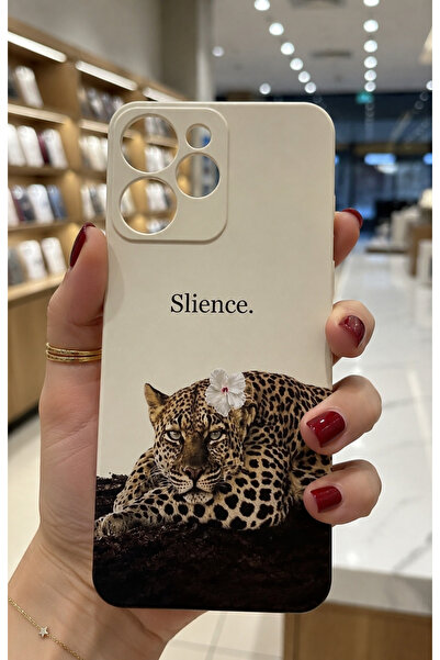 OVADA Redmi 12 Uyumlu Leopar Desenli Silikon Telefon Kılıfı
