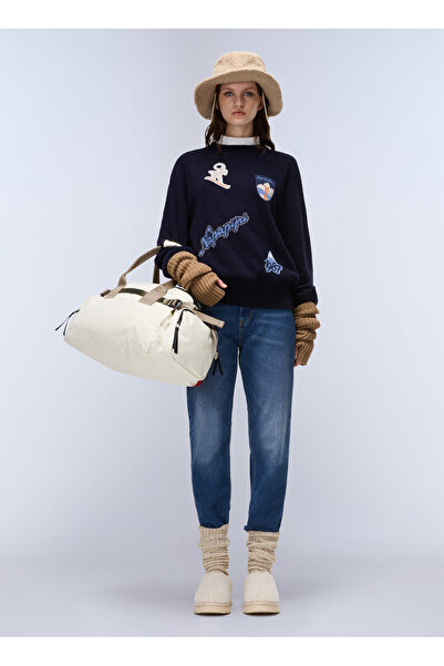 Napapijri NP0A88WC1761-D-TOVEL C W Mavi Yuvarlak Yaka Erkek Sweatshirt