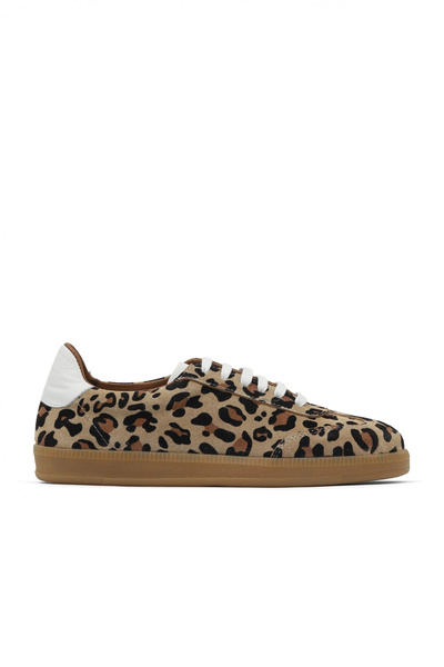 Bueno Shoes Leopard Suede Women's Sports Shoes 01We4404