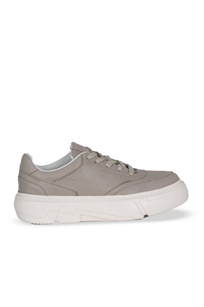 Bueno Shoes حذاء رياضي جلد رمادي للرجال 16ma8246