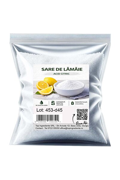 Top Ingrediente Sare de Lamaie - Acid Citric Alimentar 1kg