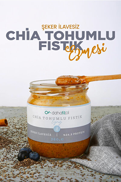 Dahafitol Chia Tohumlu Fıstık Ezmesi 360 Gr