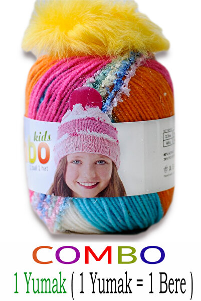 Diva İplik Combo 01 - ( OUTLET ) - İhraç Fazlası Ponpon Hediyeli Bere İpi ( 1...