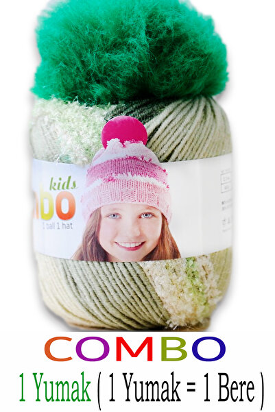 Diva İplik Combo 03 - ( OUTLET ) - Cordon pentru beretă cu pompon, surplus de...