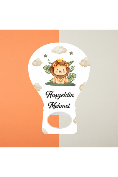 Hedef Plus 20 Adet Magnet Açacak Yeni Doğan Aslan Figürlü, Doğum Günü, Bebek ...