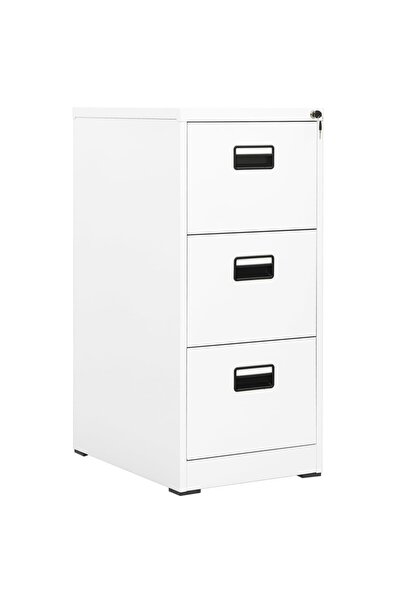Concept File cabinet, white, 46x62x102.5 cm, steel