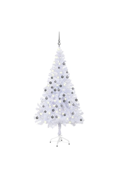 Concept Brad de Crăciun artificial cu LED-uri&globuri 120 cm 230 ramuri