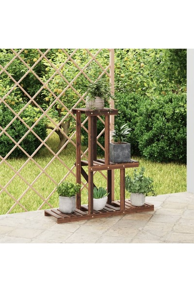 Concept Flower stand, 81x25x75.5 cm, solid fir wood
