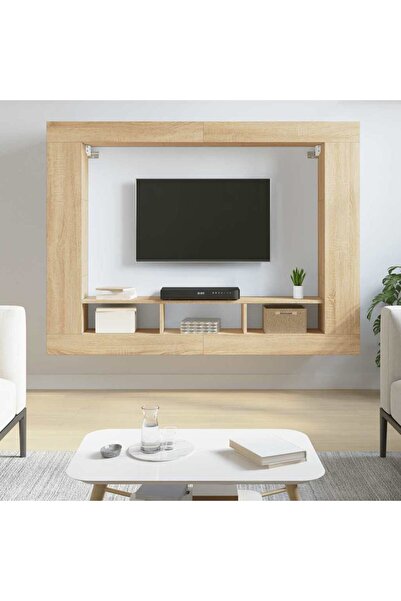 Concept Comodă TV, stejar sonoma, 152x22x113 cm, lemn compozit