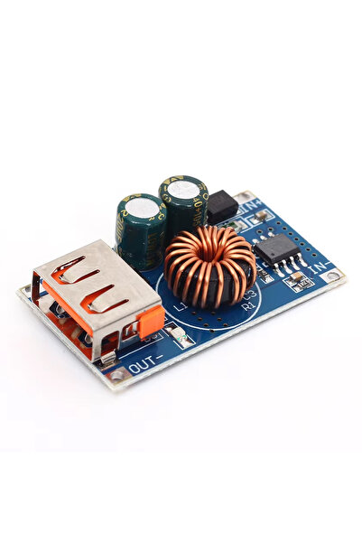 AEK-Tech USB DC Step-Down Modül 12V24V to QC3.0 Mobil Telefon Hızlı Şarj Modü...