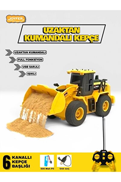 Joyfer 40 Mhz Uzaktan Kumandalı Full Fonksiyon Işıklı 1.24 Ölçek 6 Kanallı Oy...