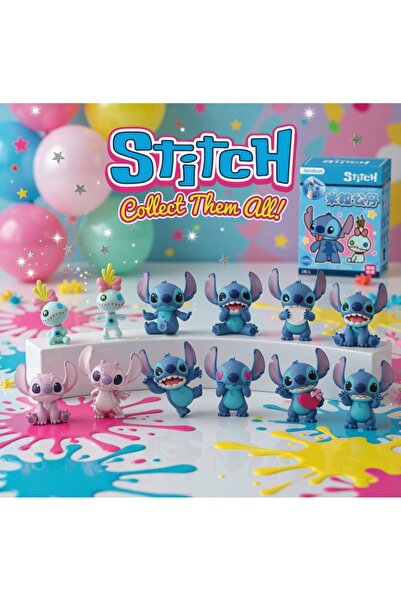 Natavanbutık Stitch Minyatür Figür Koleksiyonu - Micro Minik Sevimli Hediyeli...