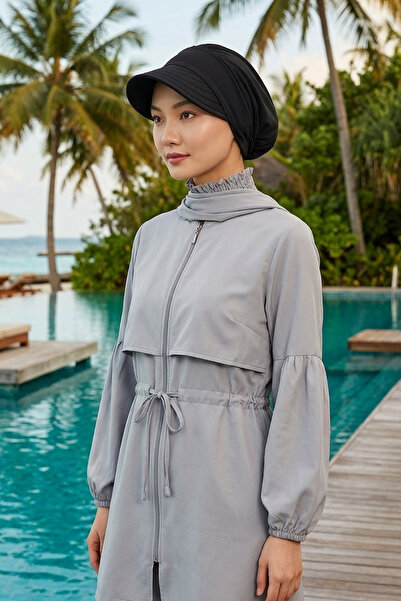 Aisha's Design Cască de înot cu vizor (pentru mare, piscină), B-73SN, Negru